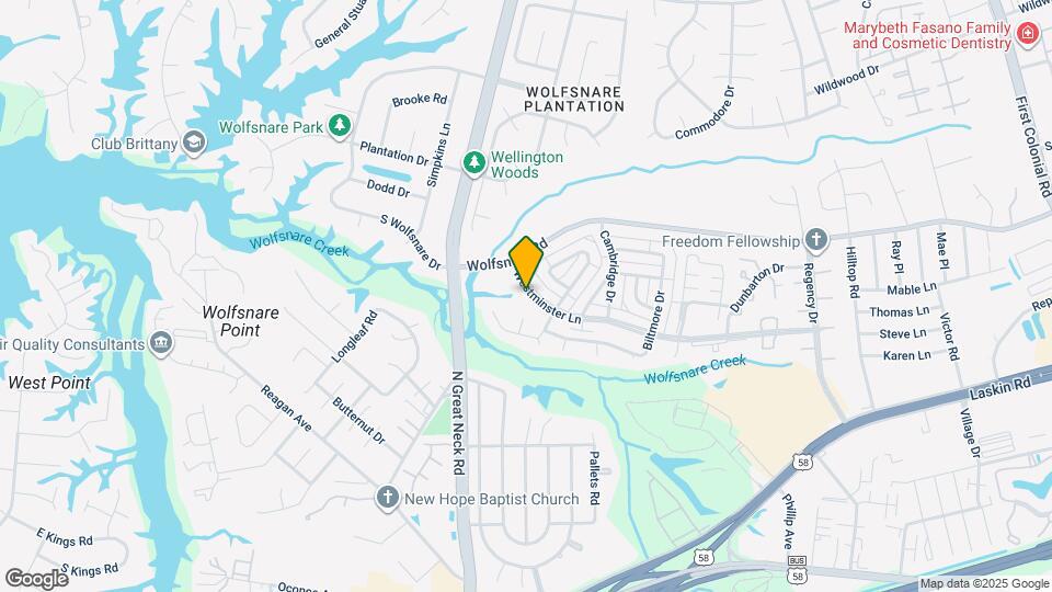 929 Westminster Ln Map and Location Details