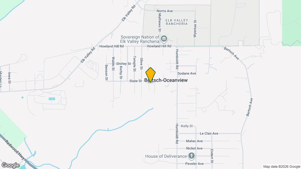 309 Hill St Map and Location Details