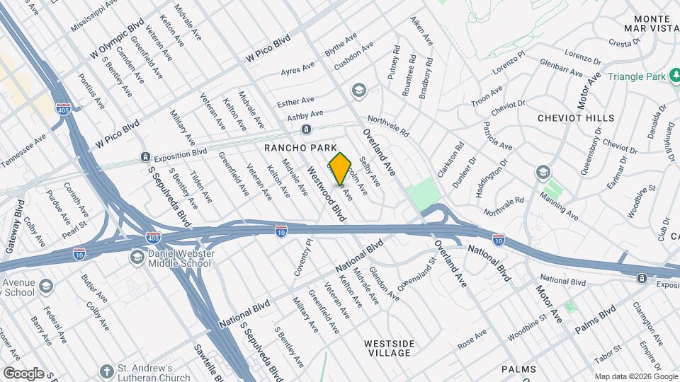 2807 Glendon Ave Map and Location Details