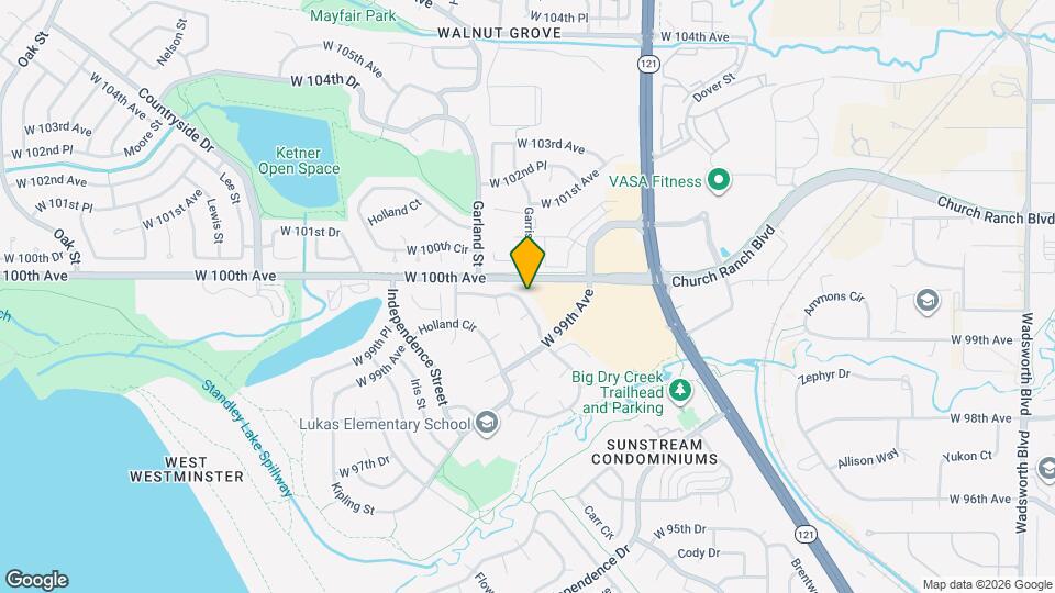 9918 Garland Dr Map and Location Details