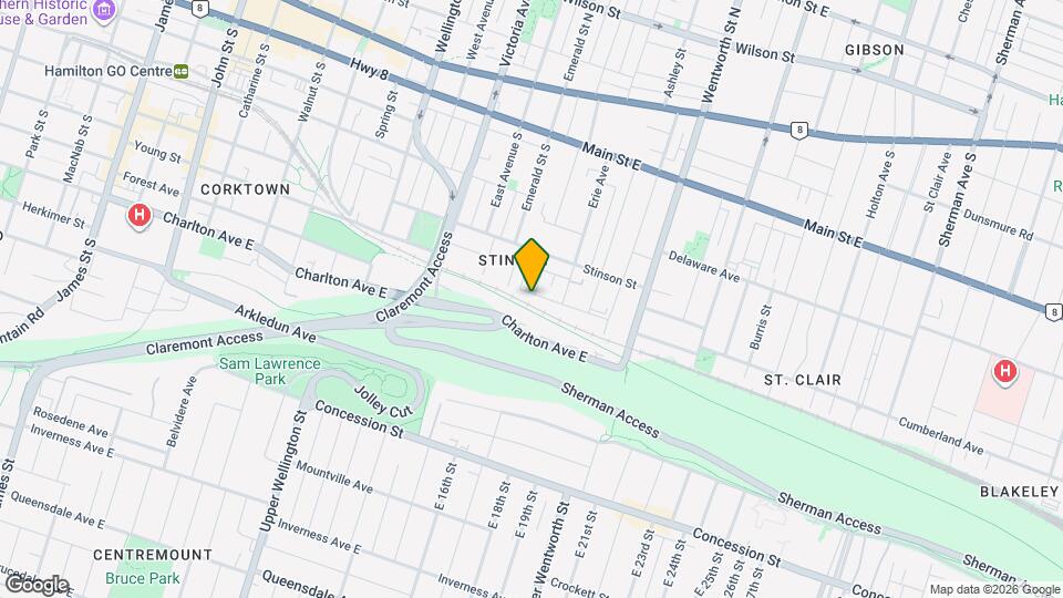 14 Alanson St Map and Location Details