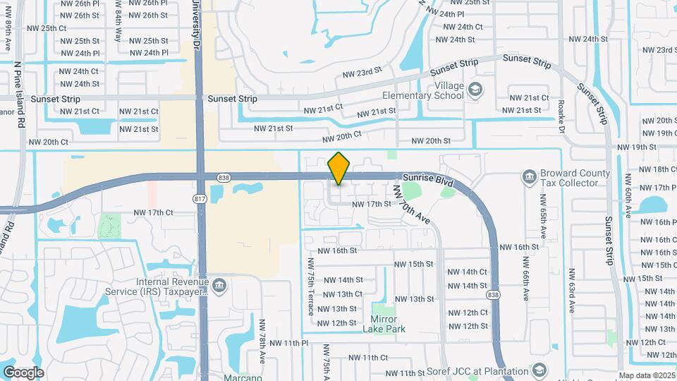 1724 NW 74th Ave Map and Location Details