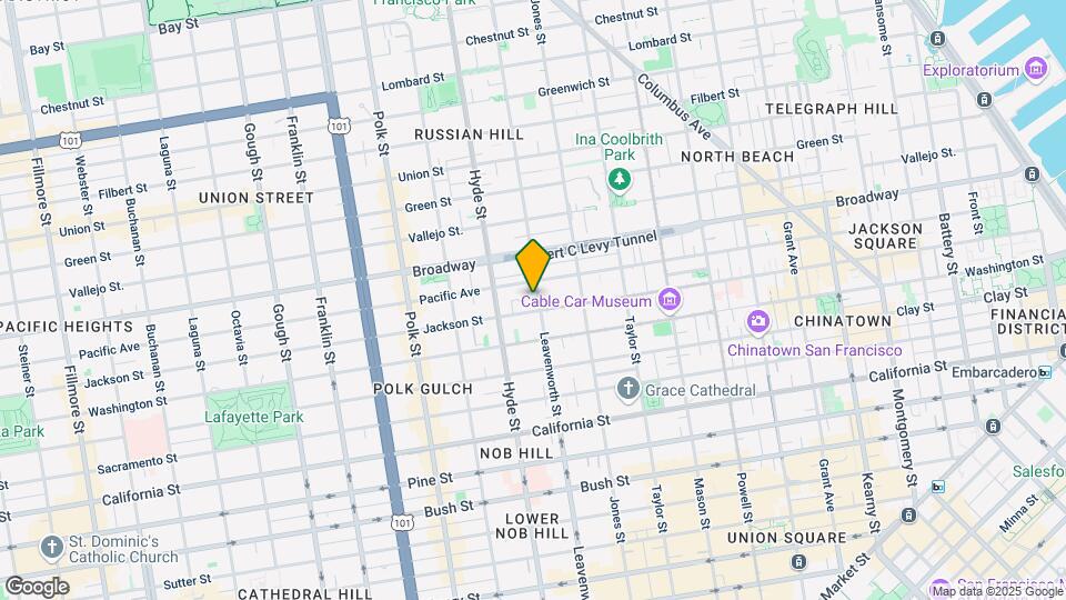 1515 Leavenworth St Mapa y Detalles de la Ubicación