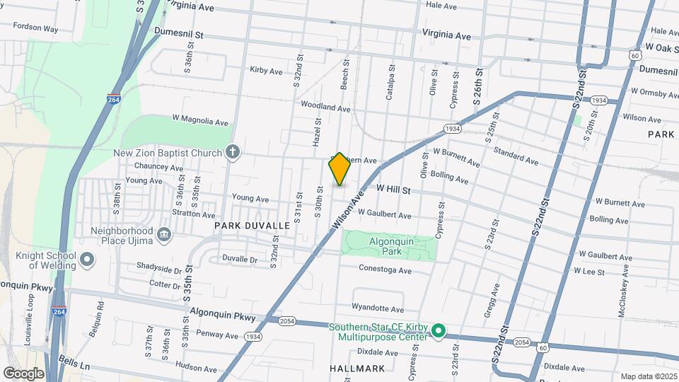 1533 Beech St Map and Location Details