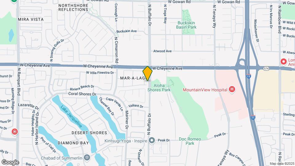 3125 N Buffalo Dr Map and Location Details