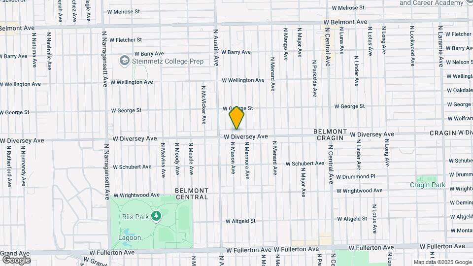 5916 W Diversey Ave Map and Location Details