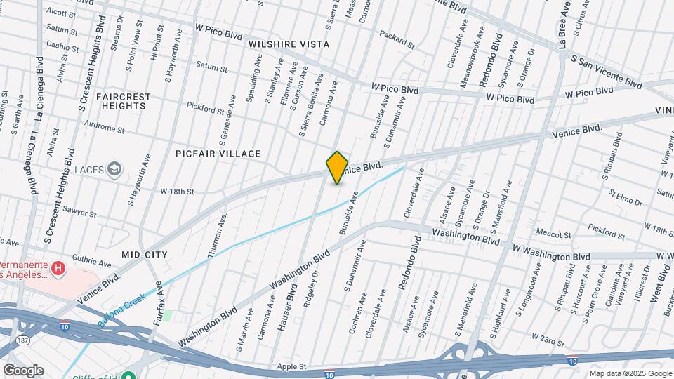 1629 Ridgeley Dr Map and Location Details