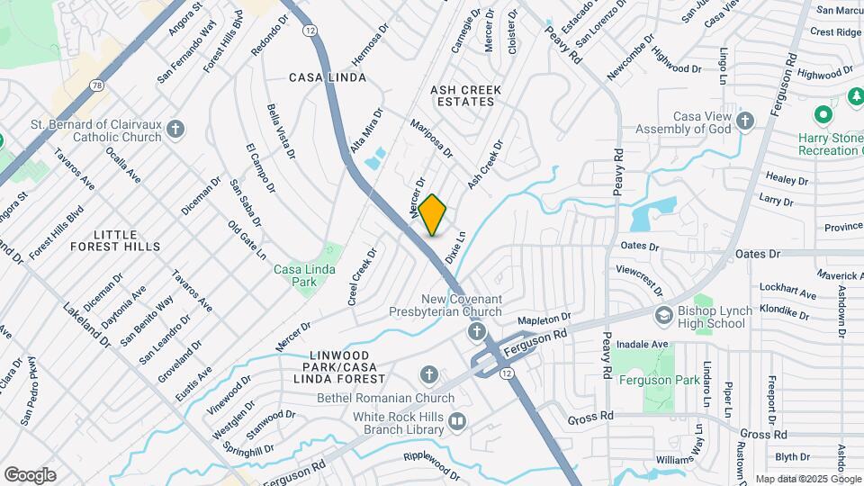 9528 Ash Creek Dr Map and Location Details