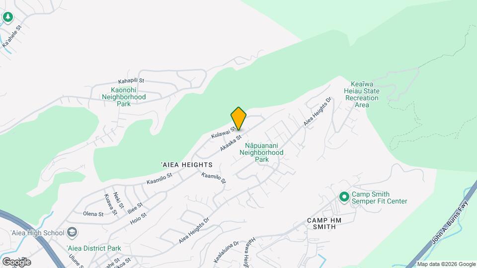 98-1404 Akaaka St Mapa y Detalles de la Ubicación