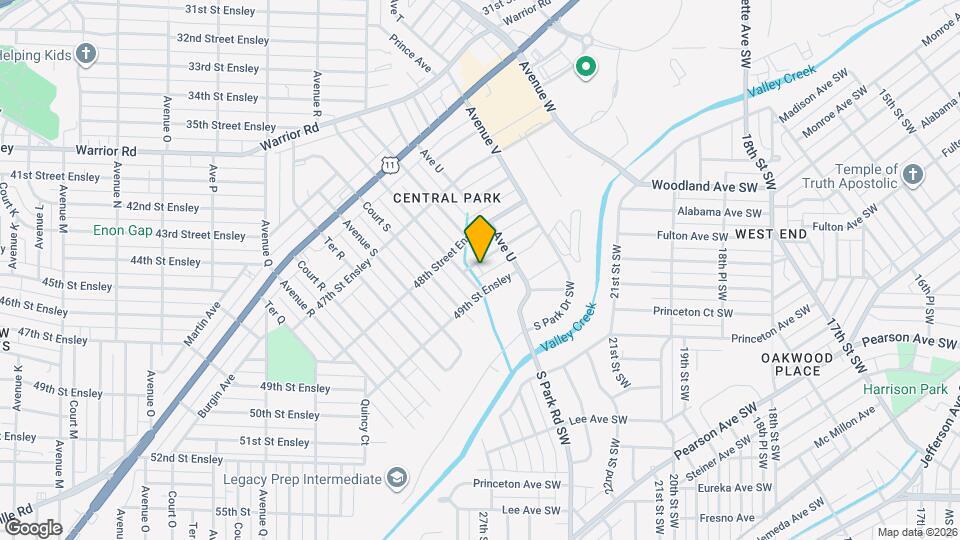 2017 48th Street Ensley Map and Location Details