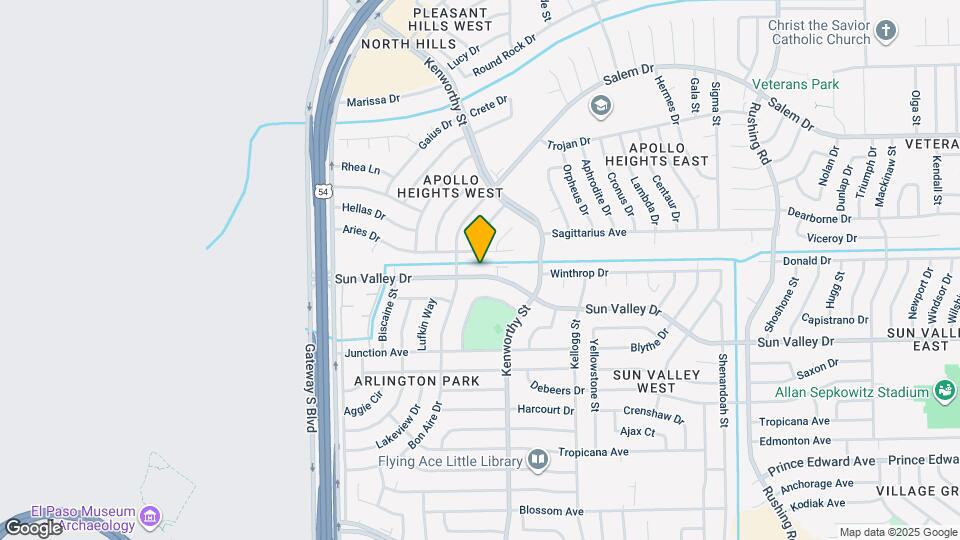 4713 Sun Valley Dr Map and Location Details