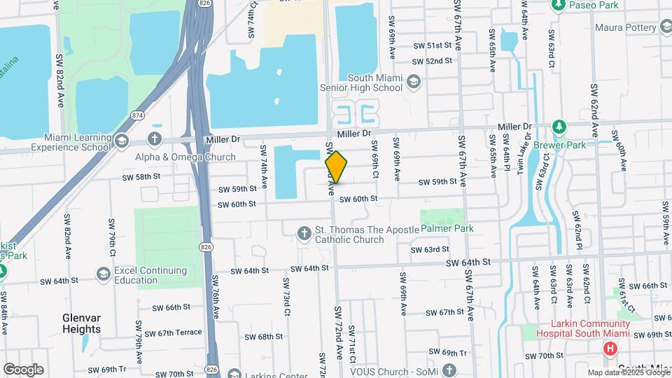 5901 SW 72nd Ave Map and Location Details
