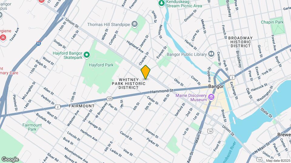 40 Pond St, Unit 2 Map and Location Details