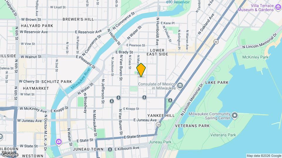 1534 N Marshall St, Unit 1534 Mapa y Detalles de la Ubicación