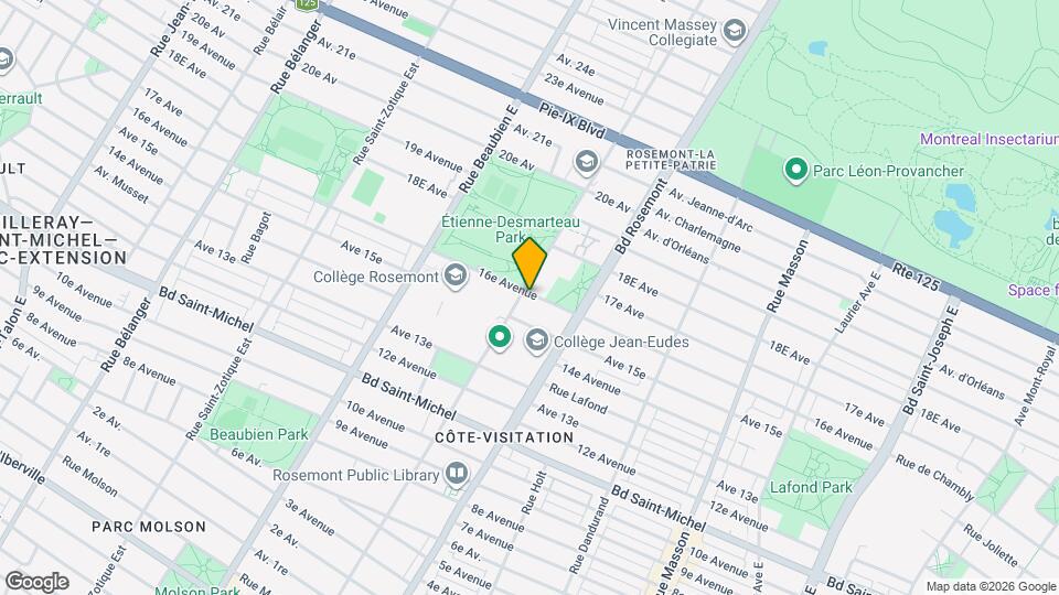 6180 16E Av Map and Location Details