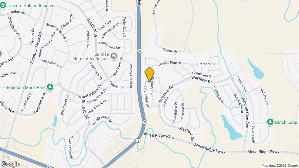 7262 Banberry Dr Mapa y Detalles de la Ubicación