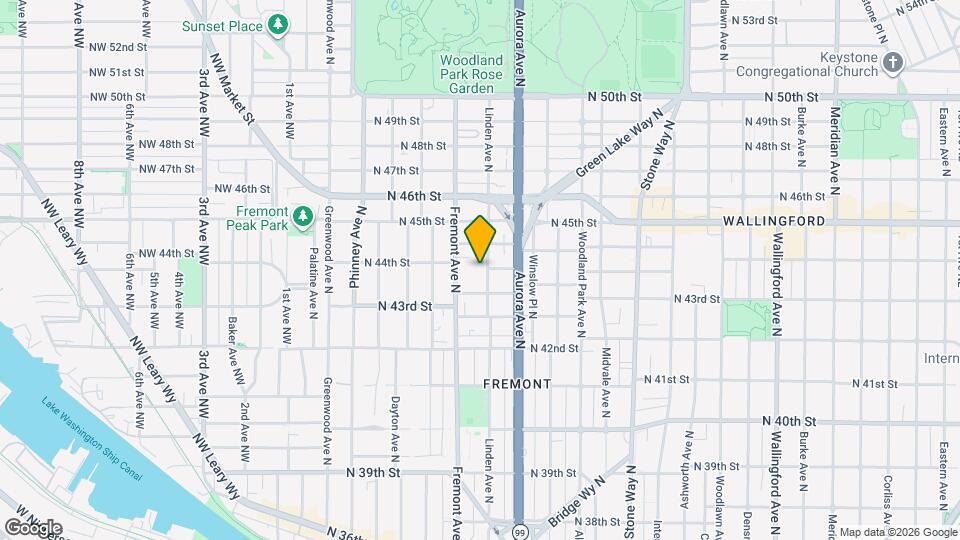 4321 Linden Ave N Mapa y Detalles de la Ubicación