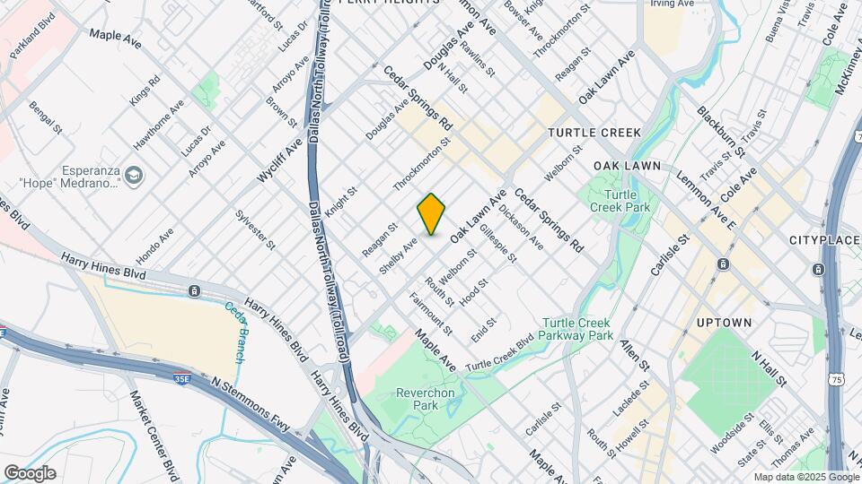 3816 Brown St Map and Location Details