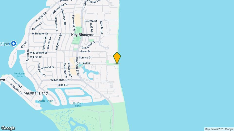 765 Crandon Blvd, Unit 109 Map and Location Details