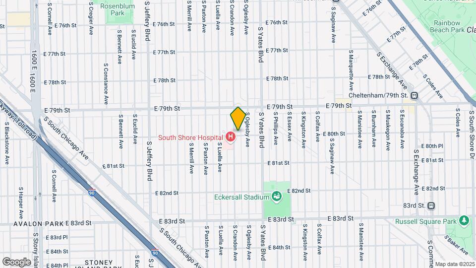 2308 E 80th St Map and Location Details