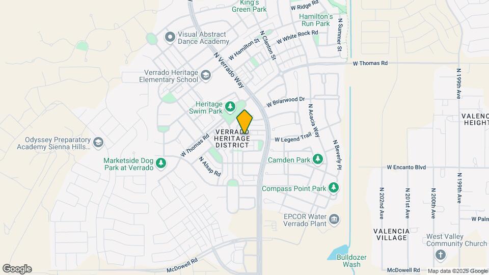 20756 W Legend Trail Map and Location Details