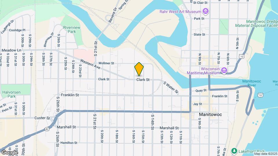 1510 Clark St Map and Location Details
