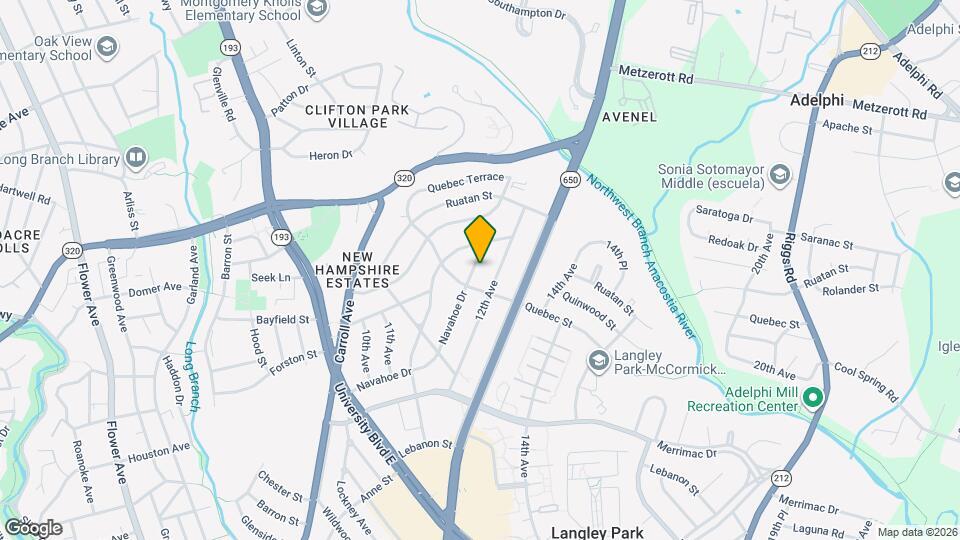 8409 Navahoe Dr Map and Location Details