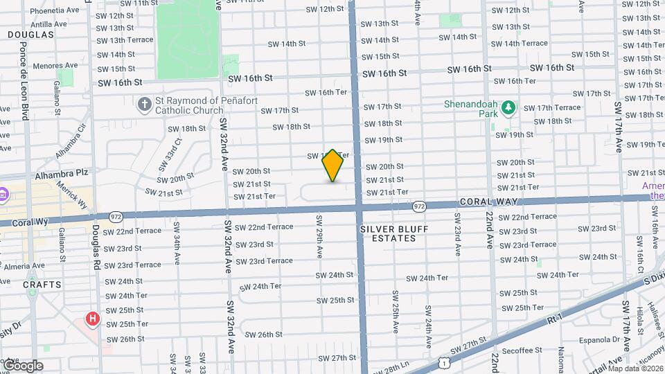 2870 SW 21st St Map and Location Details