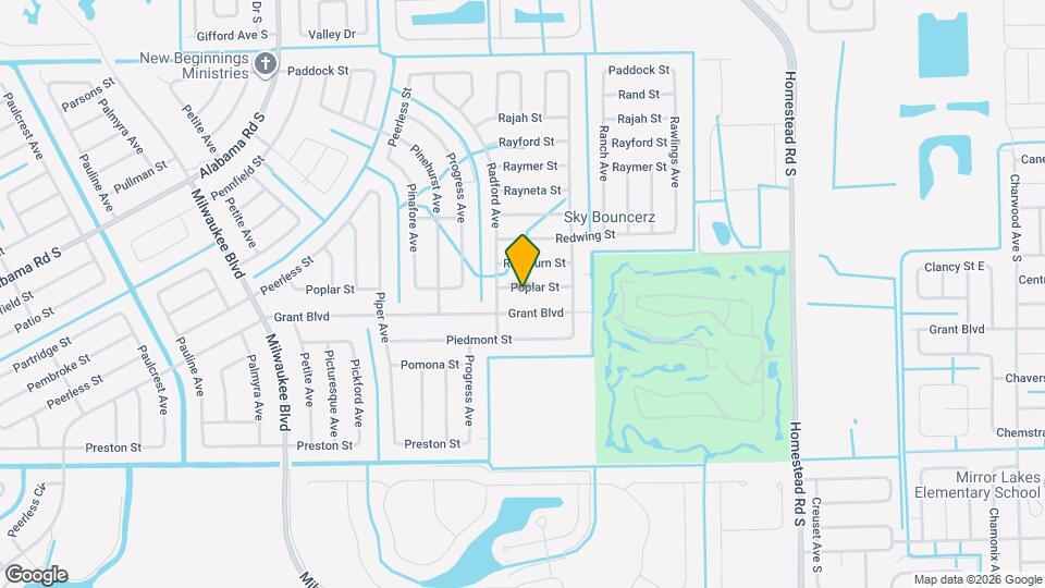 438 Poplar St Map and Location Details