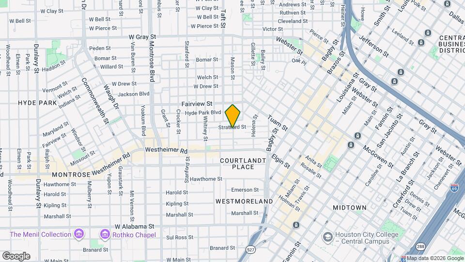 2710 Mason St Map and Location Details