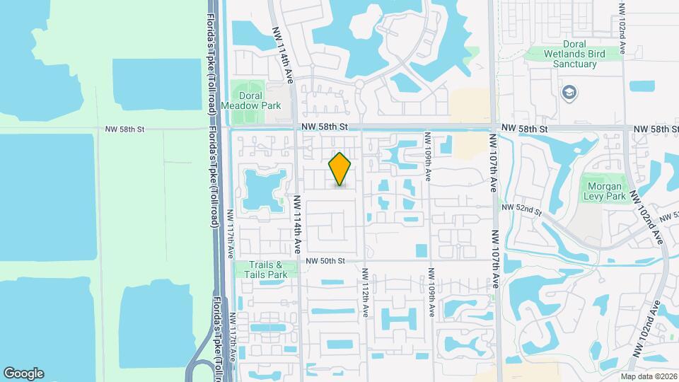 11252 NW 54th Ter Map and Location Details