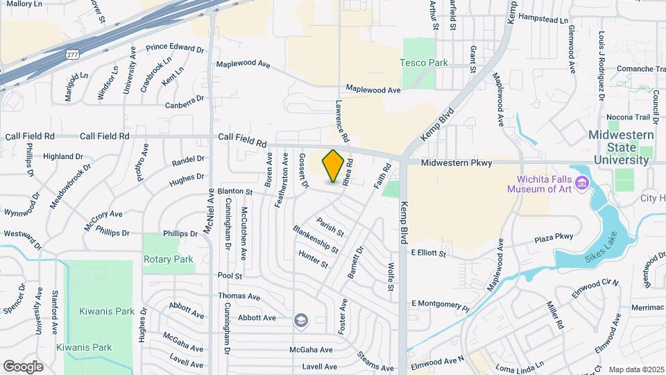4033 Gossett Dr Map and Location Details