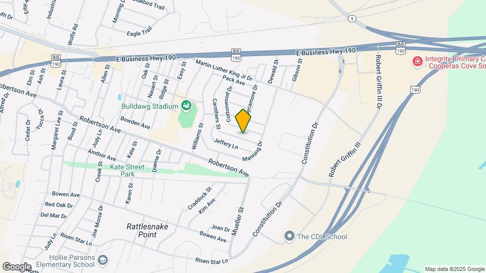 421 Carothers St Map and Location Details