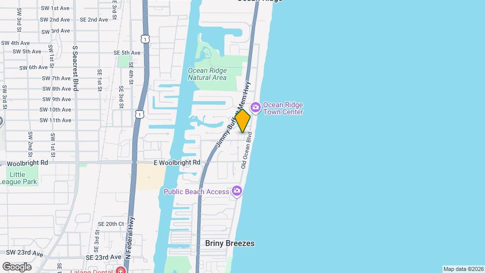5720 Old Ocean Blvd, Unit 4W Mapa y Detalles de la Ubicación