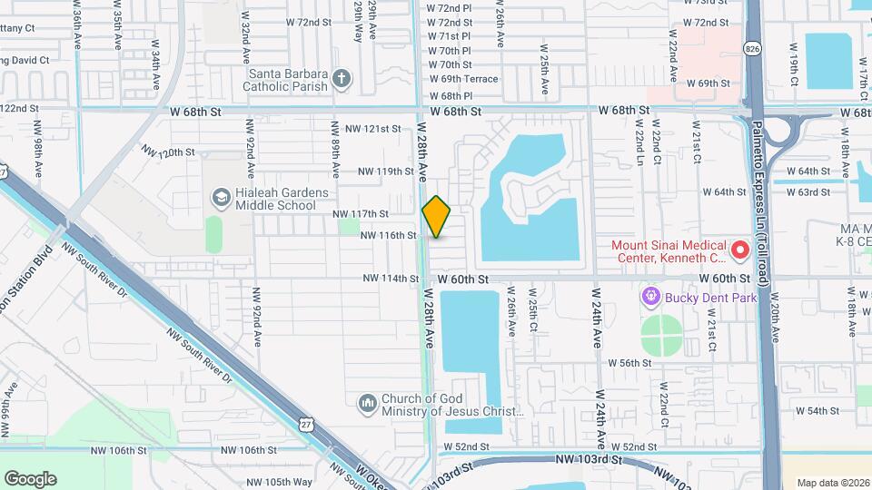 2775 W 61st Pl Map and Location Details