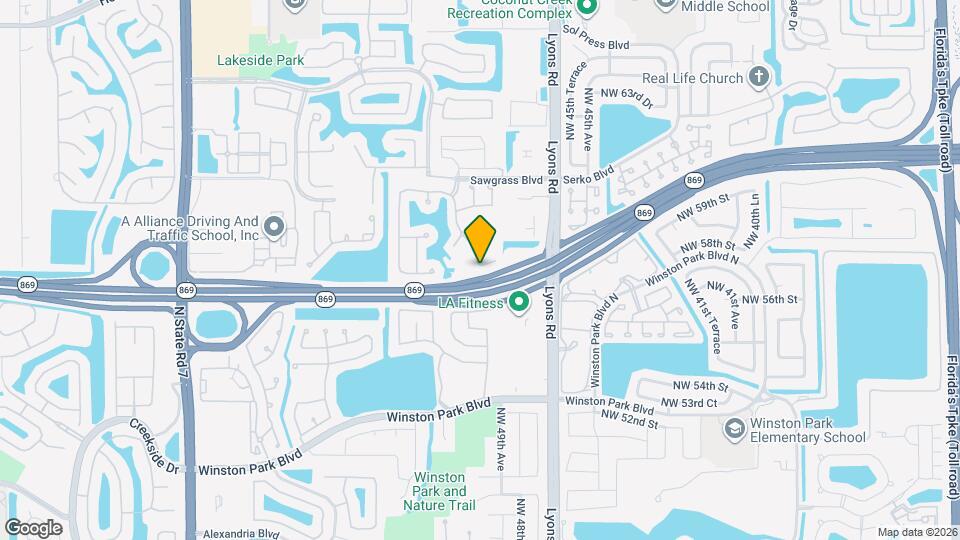 4770 NW 57th Pl Map and Location Details