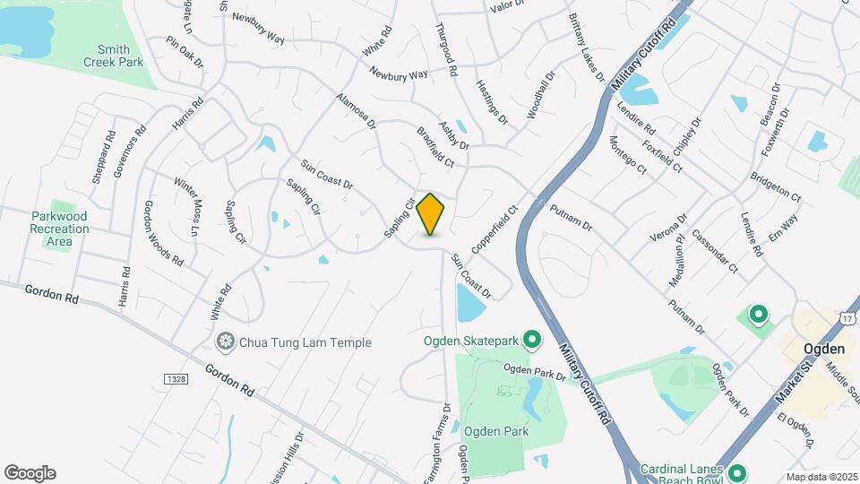 5443 Sun Coast Dr Map and Location Details