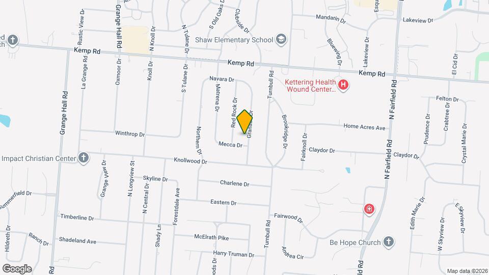 2087 Granada Dr Mapa y Detalles de la Ubicación