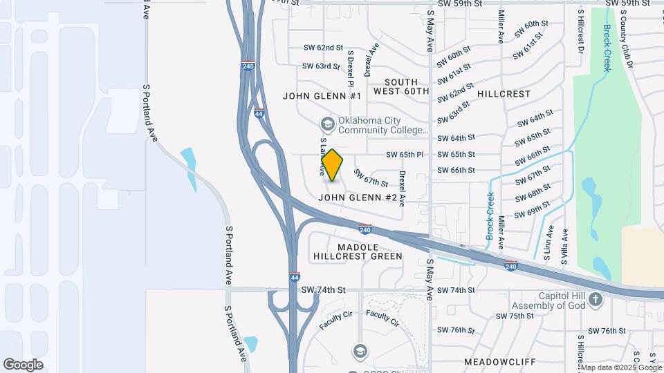 6812 S Land Ave Map and Location Details