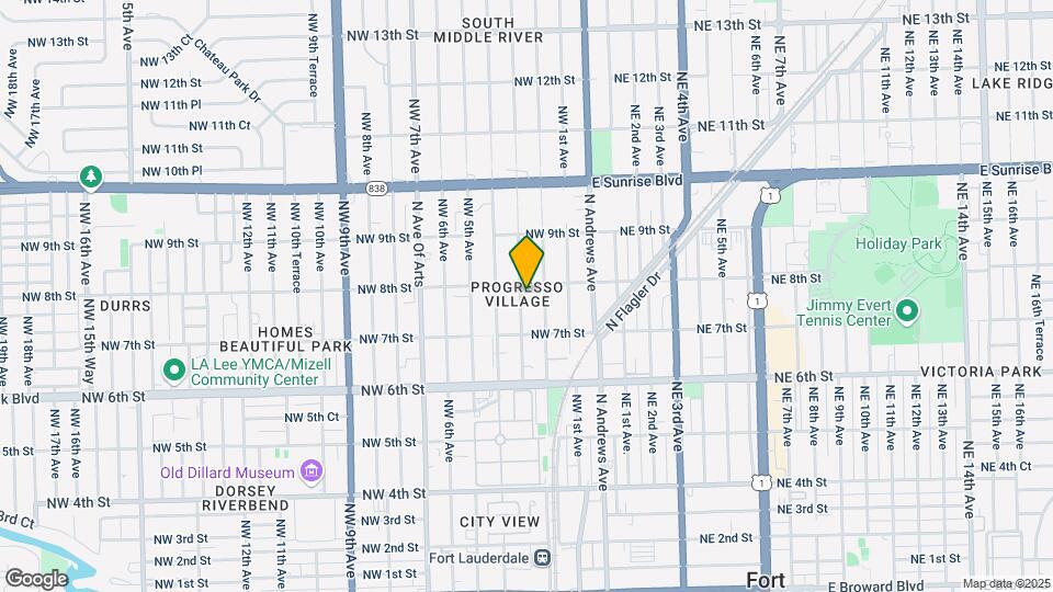 736 NW 3rd Ave-Unit -2 Map and Location Details
