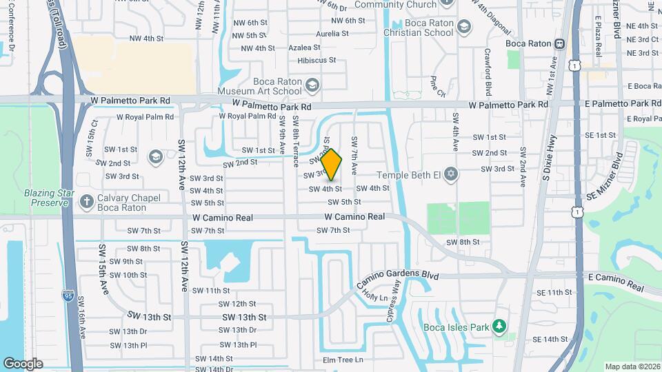 424 SW 7th Way Map and Location Details