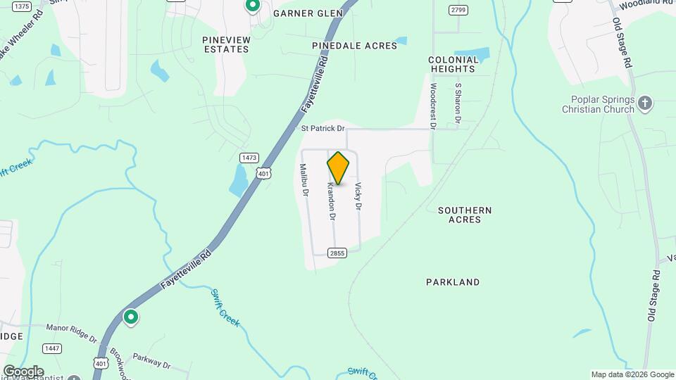 6125 Krandon Dr Map and Location Details