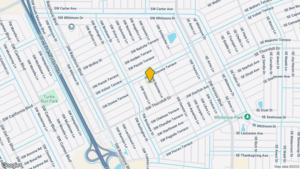 1919 SW Sylvester Ln Map and Location Details
