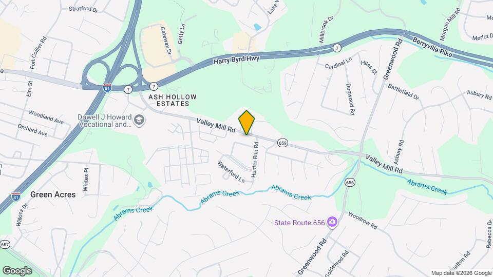 366 Valley Mill Rd Mapa y Detalles de la Ubicación