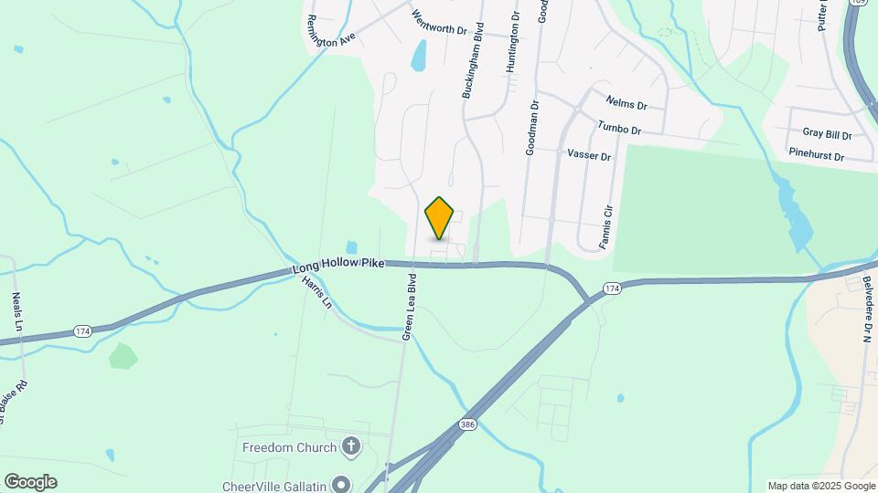 1182 Long Hollow Pike Map and Location Details