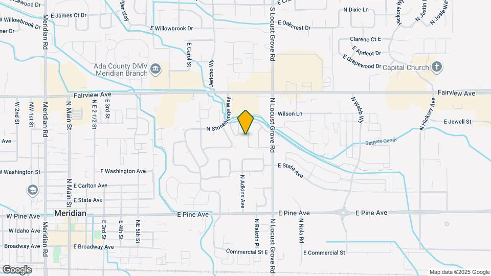 1305 N Gallant Ln Map and Location Details