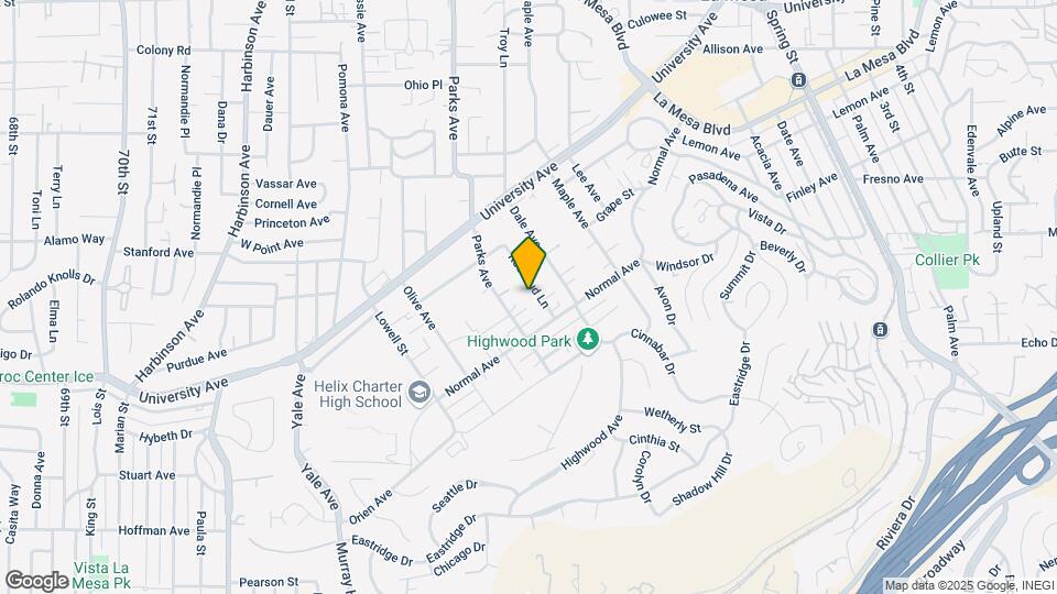 4376 Rosebud Ln Map and Location Details