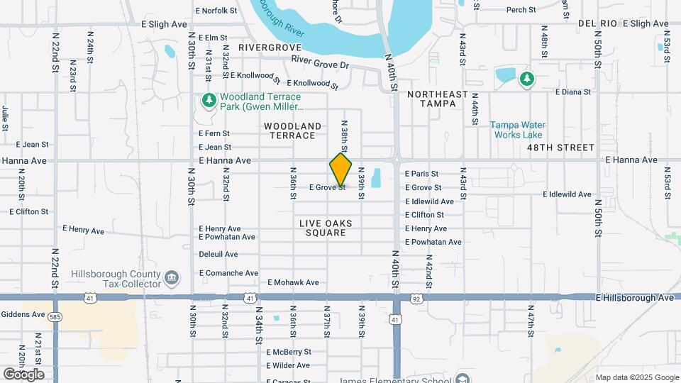 3709 E Grove St Map and Location Details