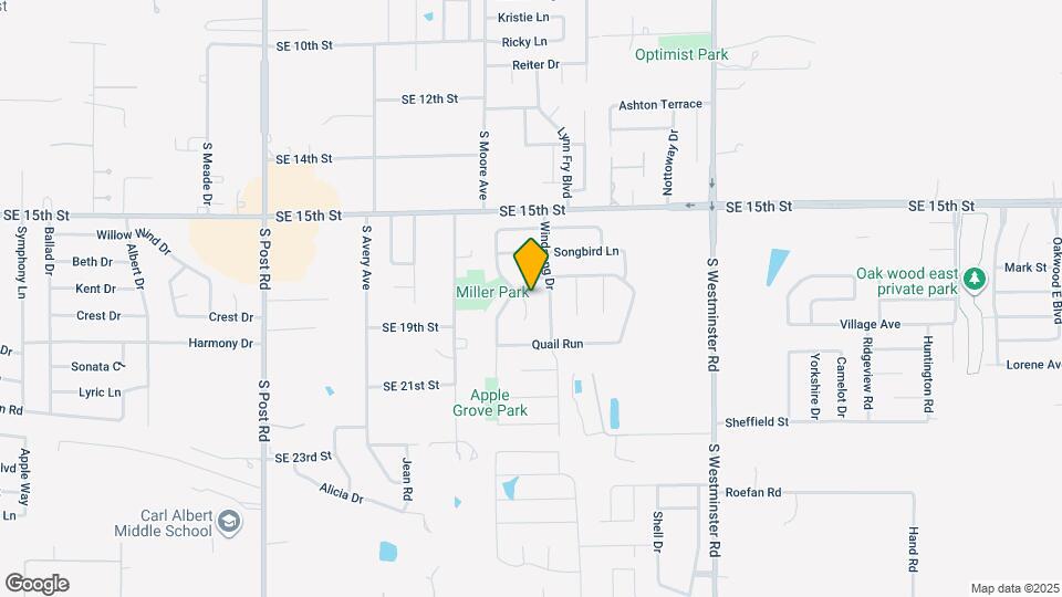 1828 Honeysuckle Ln Map and Location Details