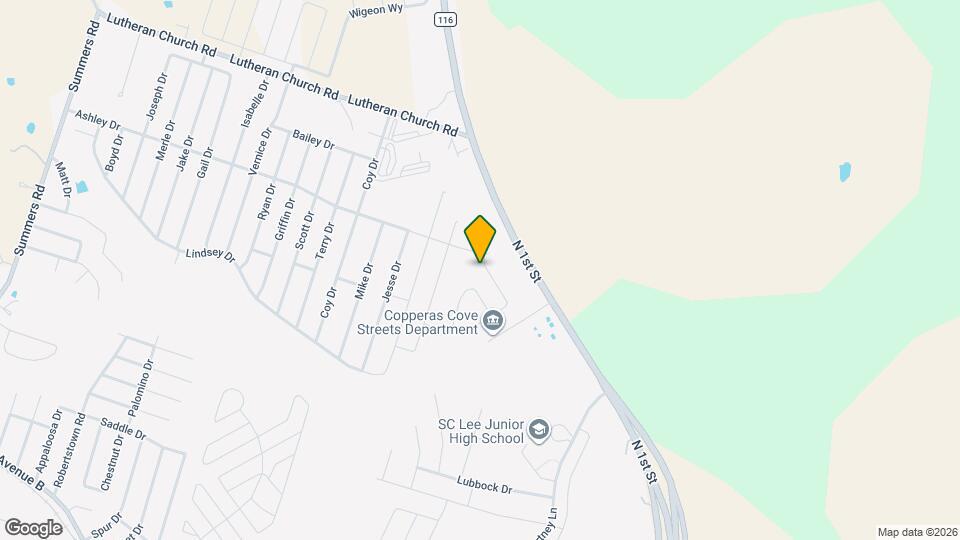 1210 Concord Dr Map and Location Details